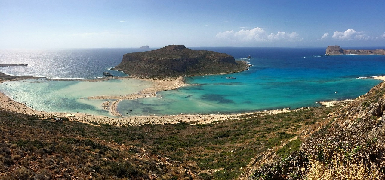 Le lagon turquoise de Balos au nord-ouest de la Crète - Grèce