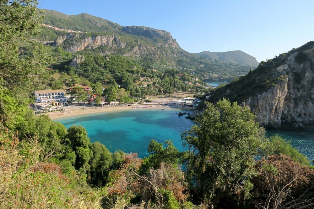 Baie d'Agios Spyridon à Paleokastritsa - Corfou - Grèce