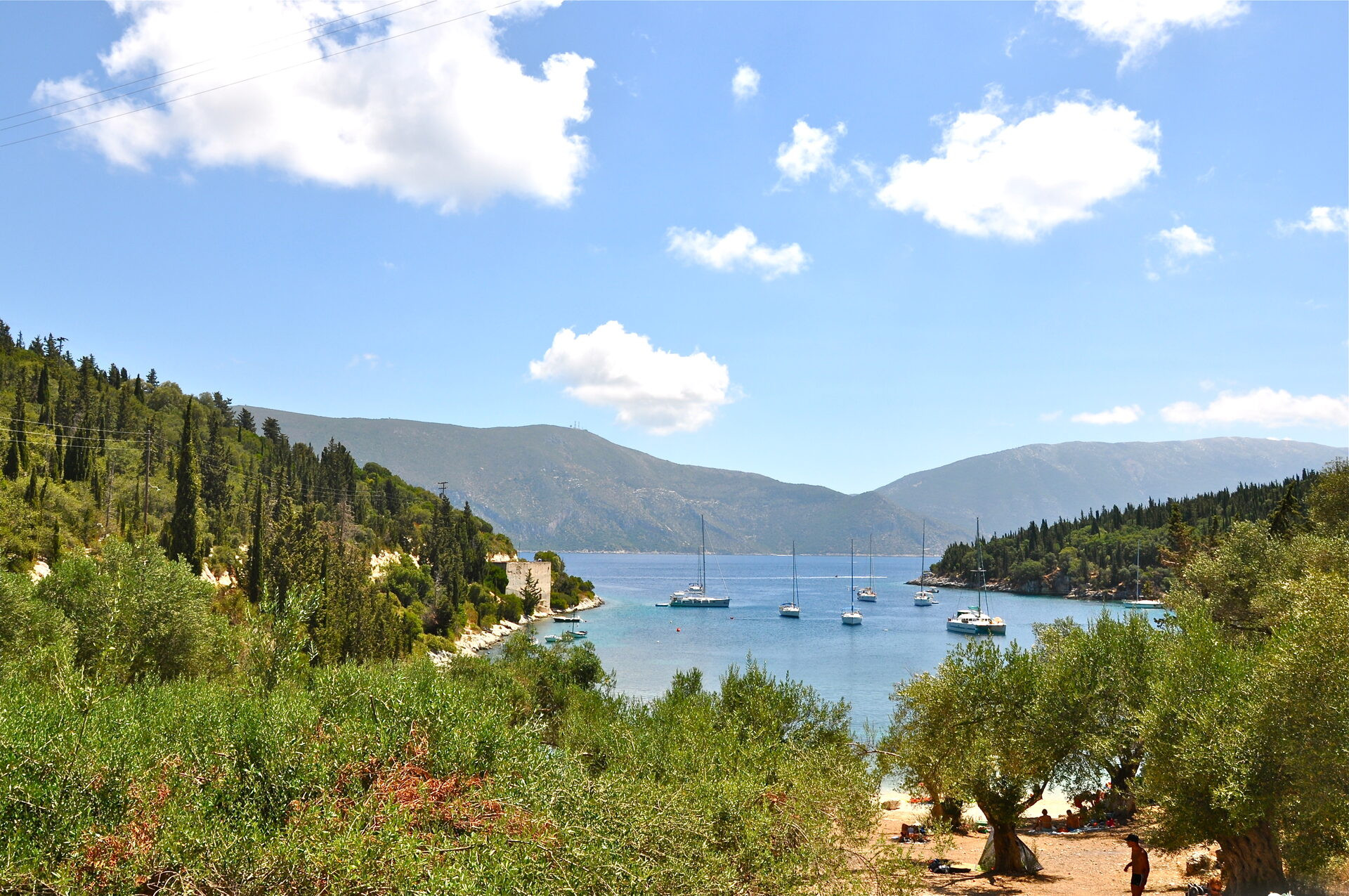 Chenal marin entre Céphalonie et Ithaque - Îles Ioniennes - Grèce © HettieKEF / Wikimedia (CC BY-SA 4.0)