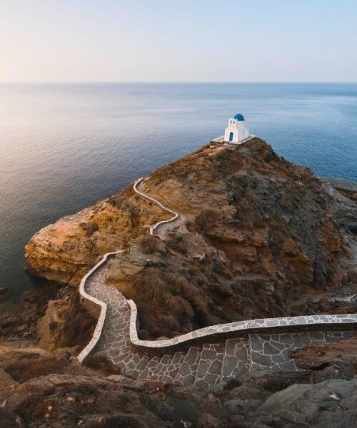 Randonnee vers Kastro - Ile de Sifnos - Cyclades - Grece
