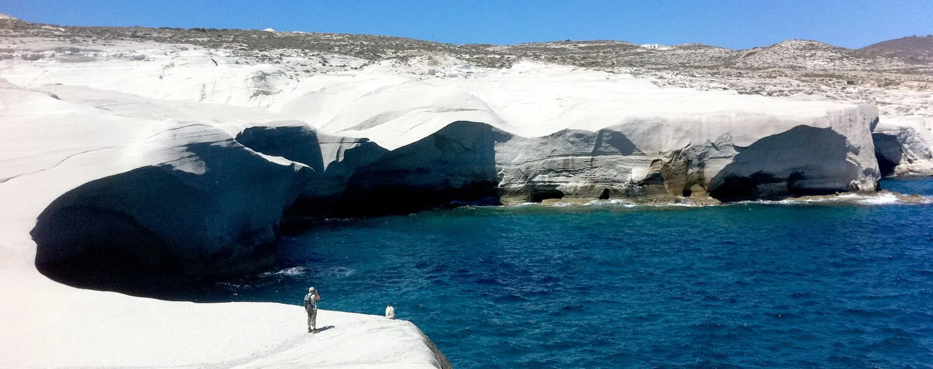 Falaises blanches de Sarakiniko - Milos - Cyclades - Grèce
