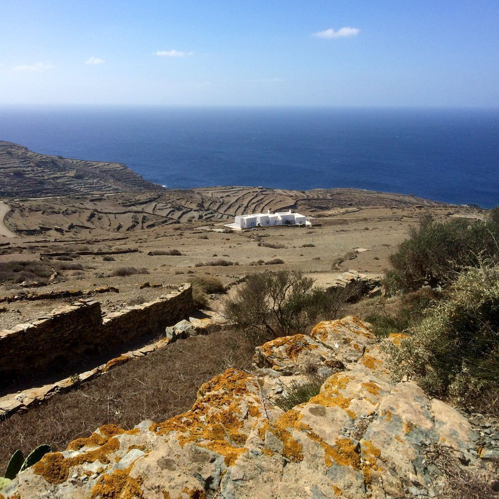 Paysage des Cyclades en automne - Grèce