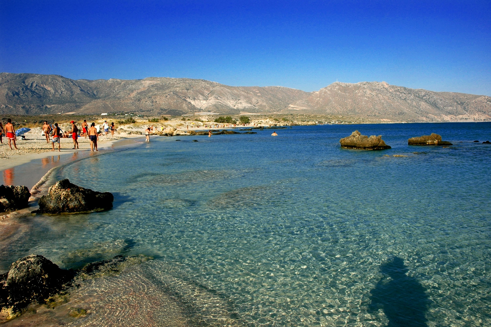 Lagon aux eaux turquoise d'Elafonissi - Crète - Grèce © G Da / Wikimedia (CC BY-SA 3.0)