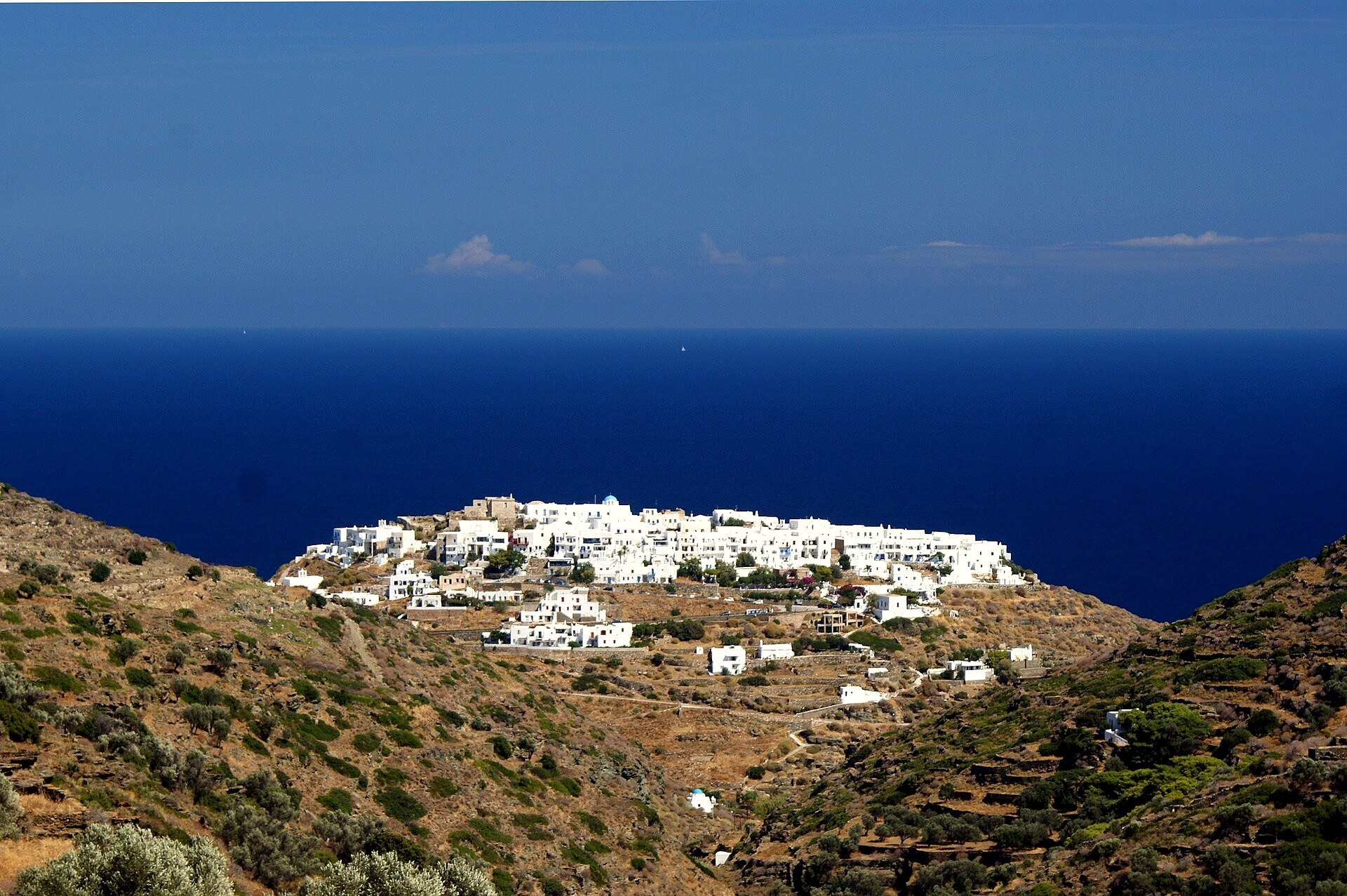 Village médiéval de Kastro perché - Sifnos - Cyclades - Grèce © Kondephy / Wikimedia (CC BY-SA 4.0)