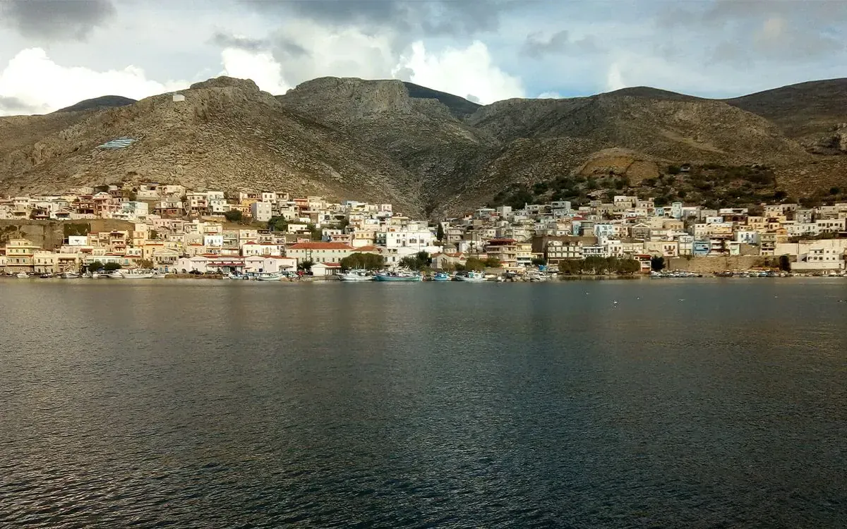 Maisons Typiques Bord De Mer En Grece