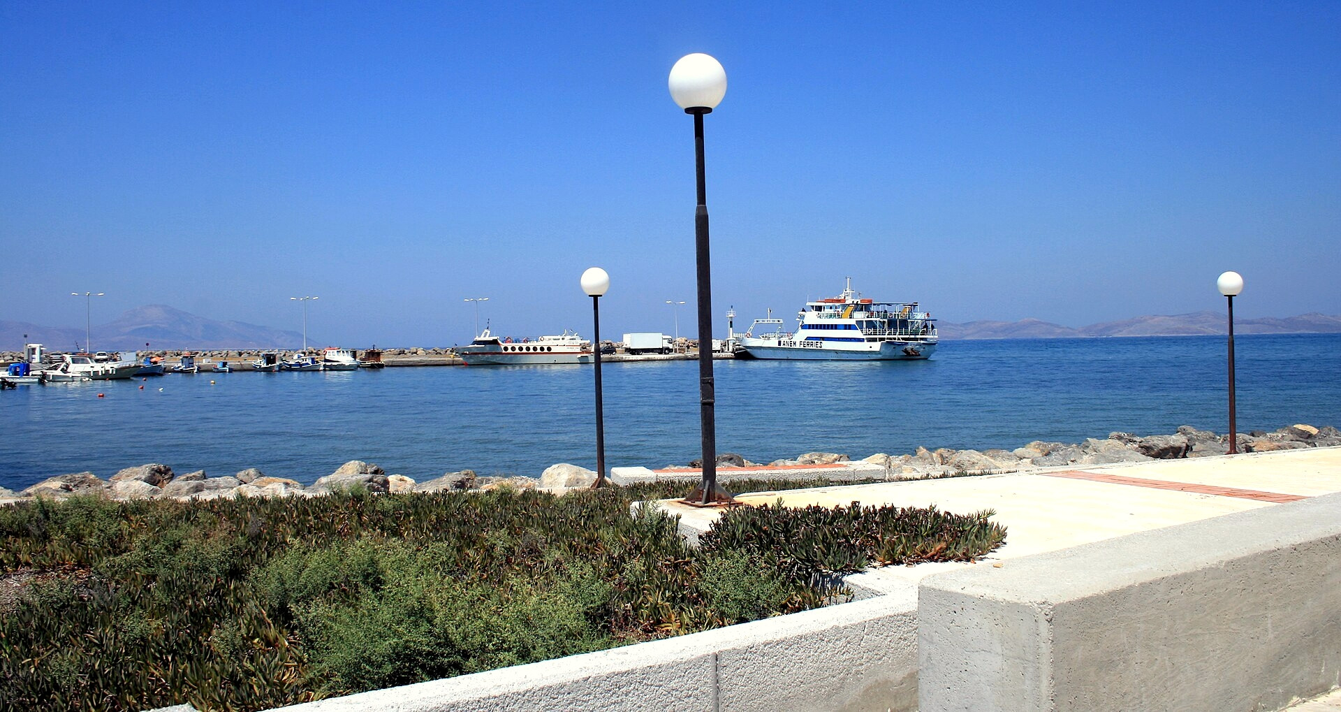 Le port de pêche de Mastichari sur la côte nord - Kos - Grèce