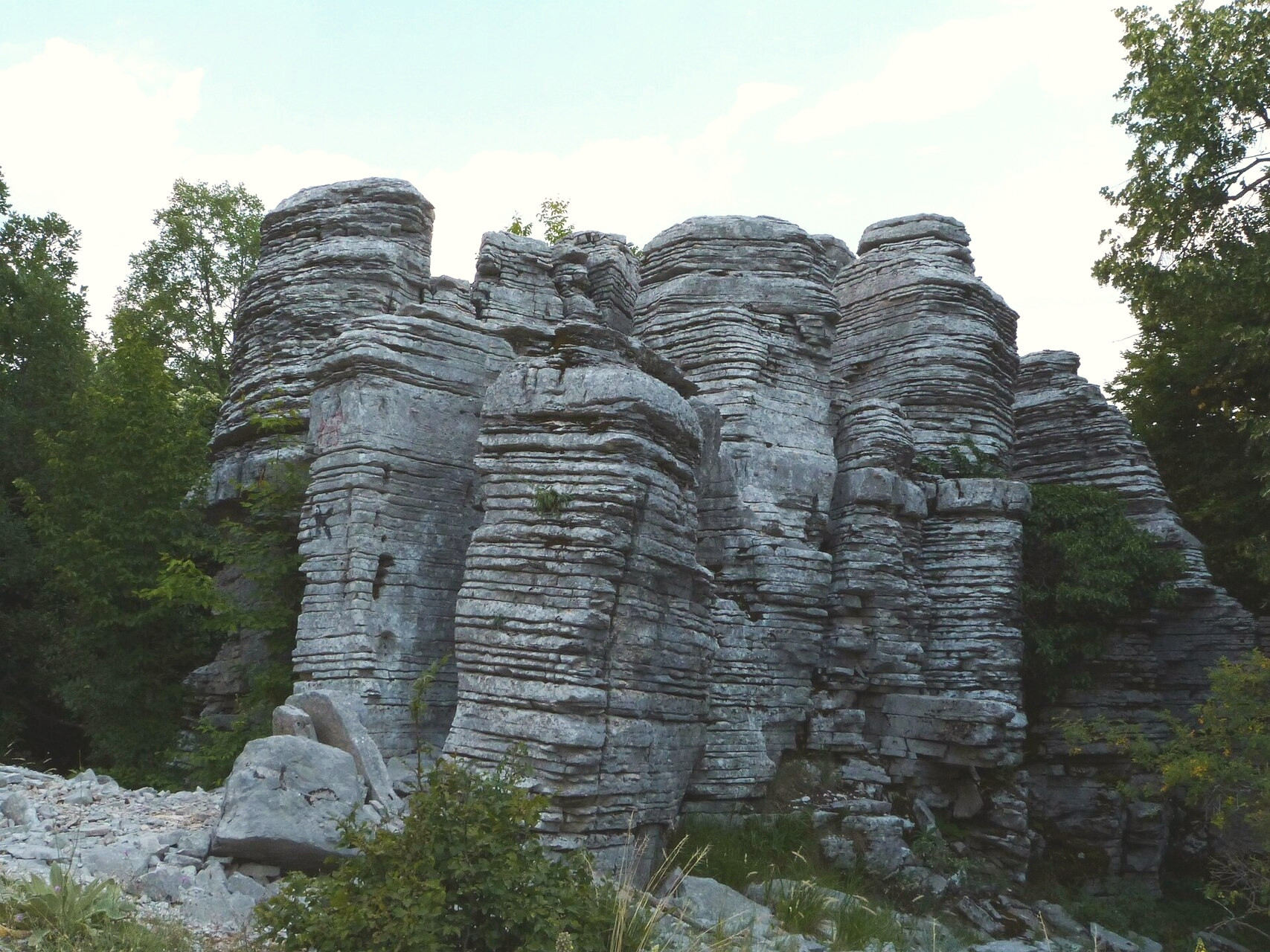 © Ziegler175, Wikimedia Commons (CC BY-SA 3.0) La forêt de pierre de Monodendri, aiguilles rocheuses au-dessus des gorges - Zagori, Grèce © Ziegler175 / Wikimedia (CC BY-SA 3.0)