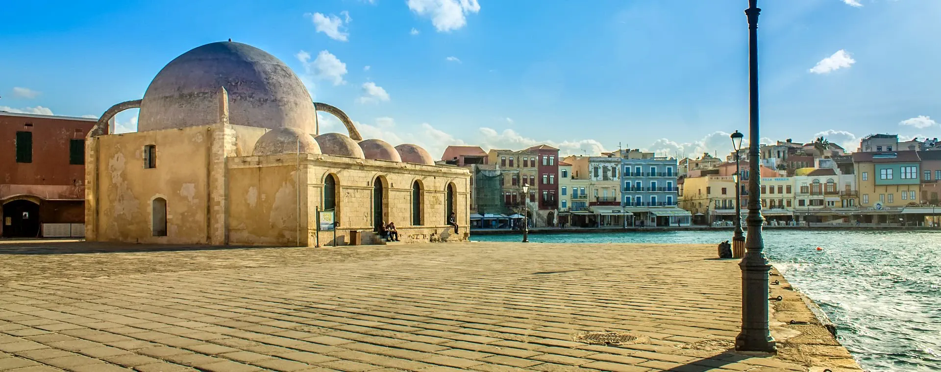 Mosque of the Janissaries on the Venetian harbour - Chania - Crete - Greece