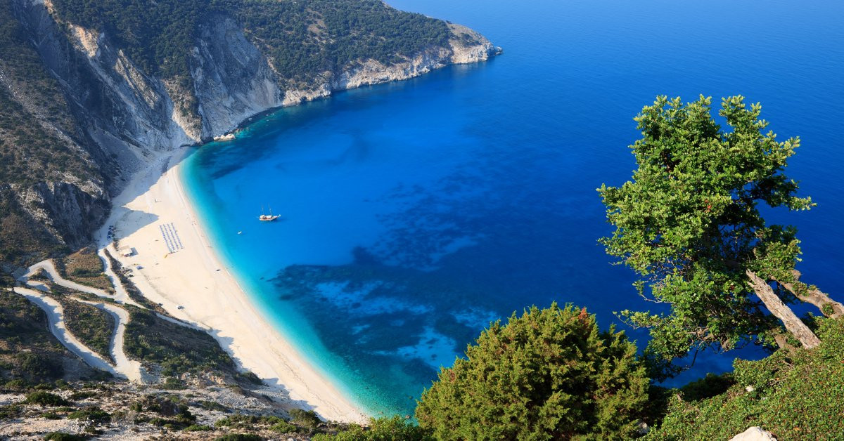 Plage de Myrtos - Céphalonie - Grèce