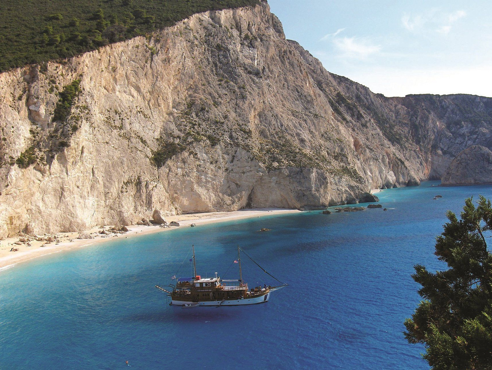 Bateau Panagiota près de Céphalonie - Îles Ioniennes - Grèce