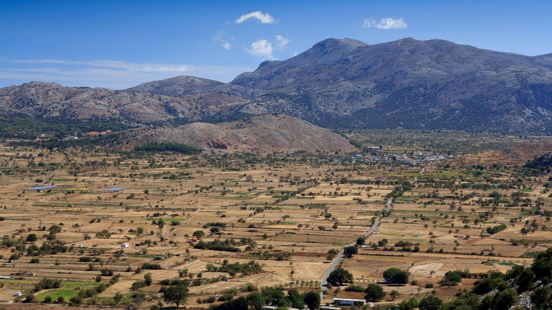 Plateau du Lassithi en altitude - Crète - Grèce