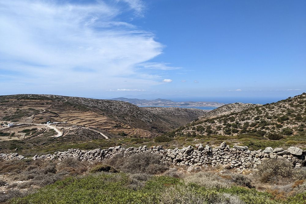 Randonnée près d'Agii Theodori - Paros - Cyclades - Grèce