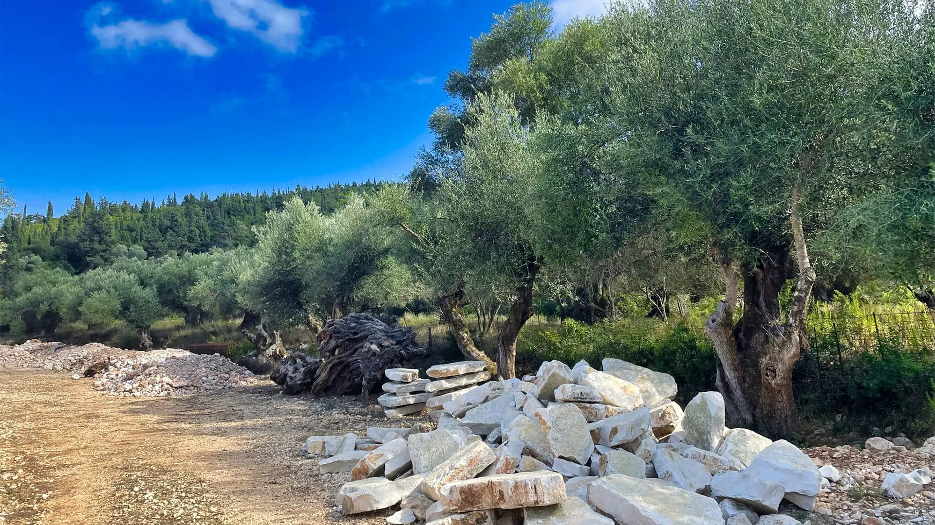 Carrière de pierres - Céphalonie - Grèce © Juliette Vuillecard