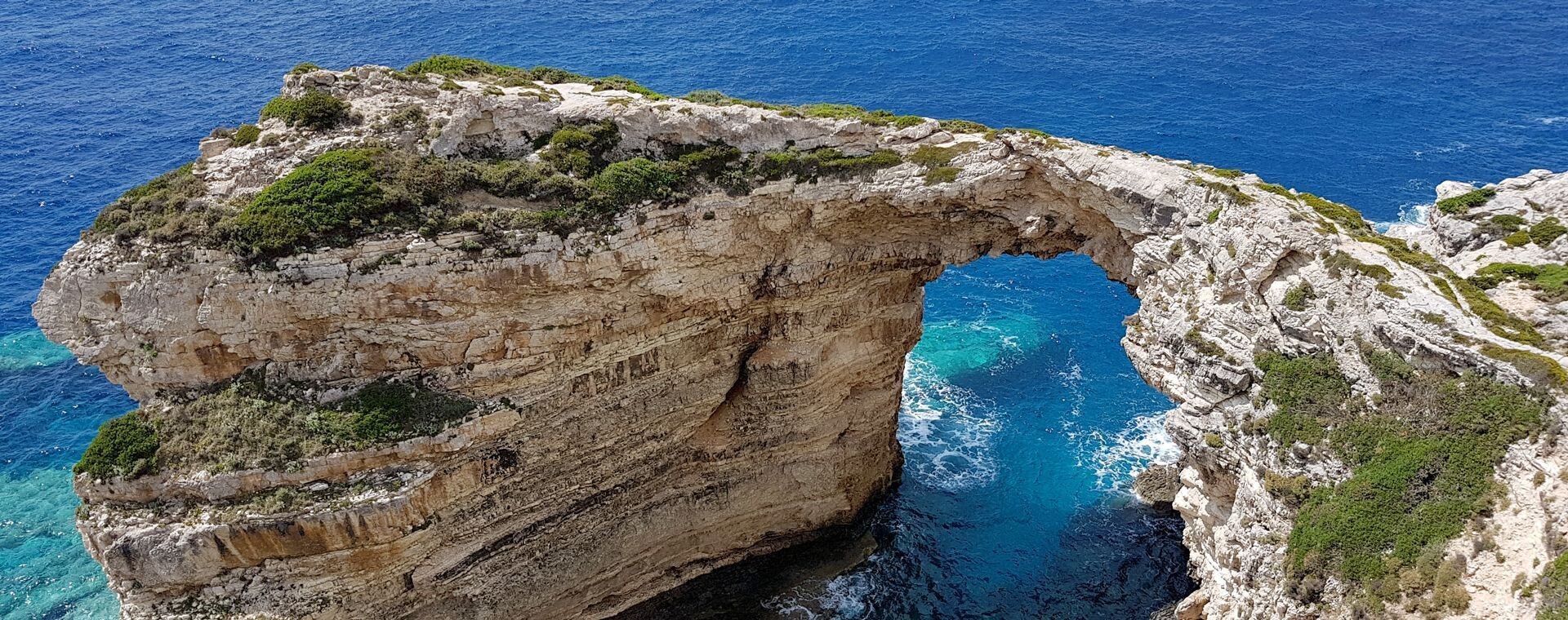 Arche de Tripitos - Paxos - Îles Ioniennes - Grèce