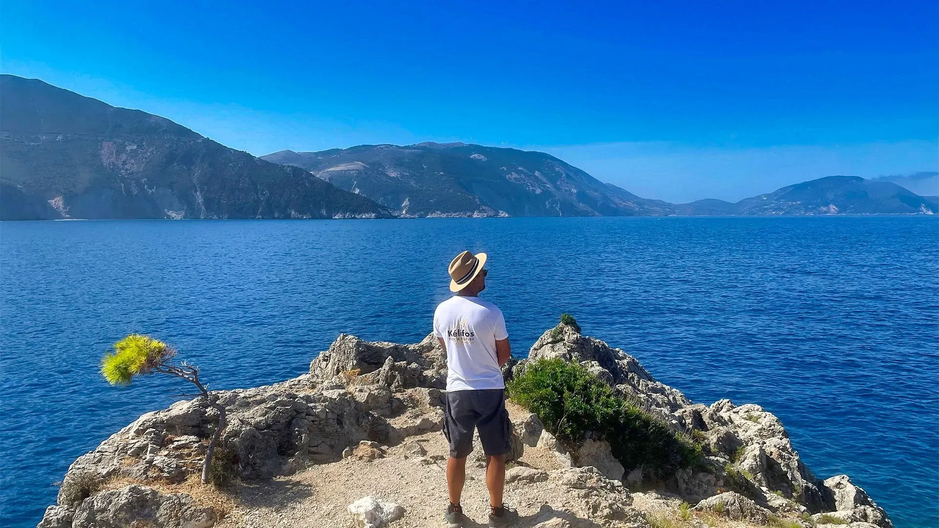 Vue sur la plage de Porto Timoni - Corfou - Grèce