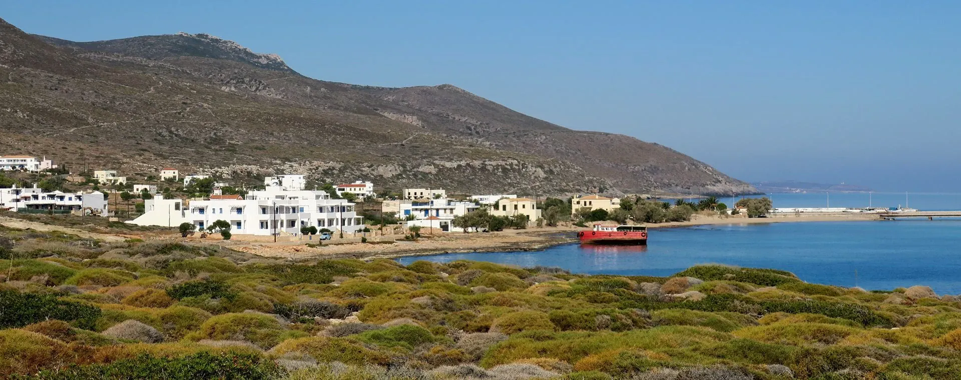 Village de Diakofti et sa baie - Cythère - Grèce