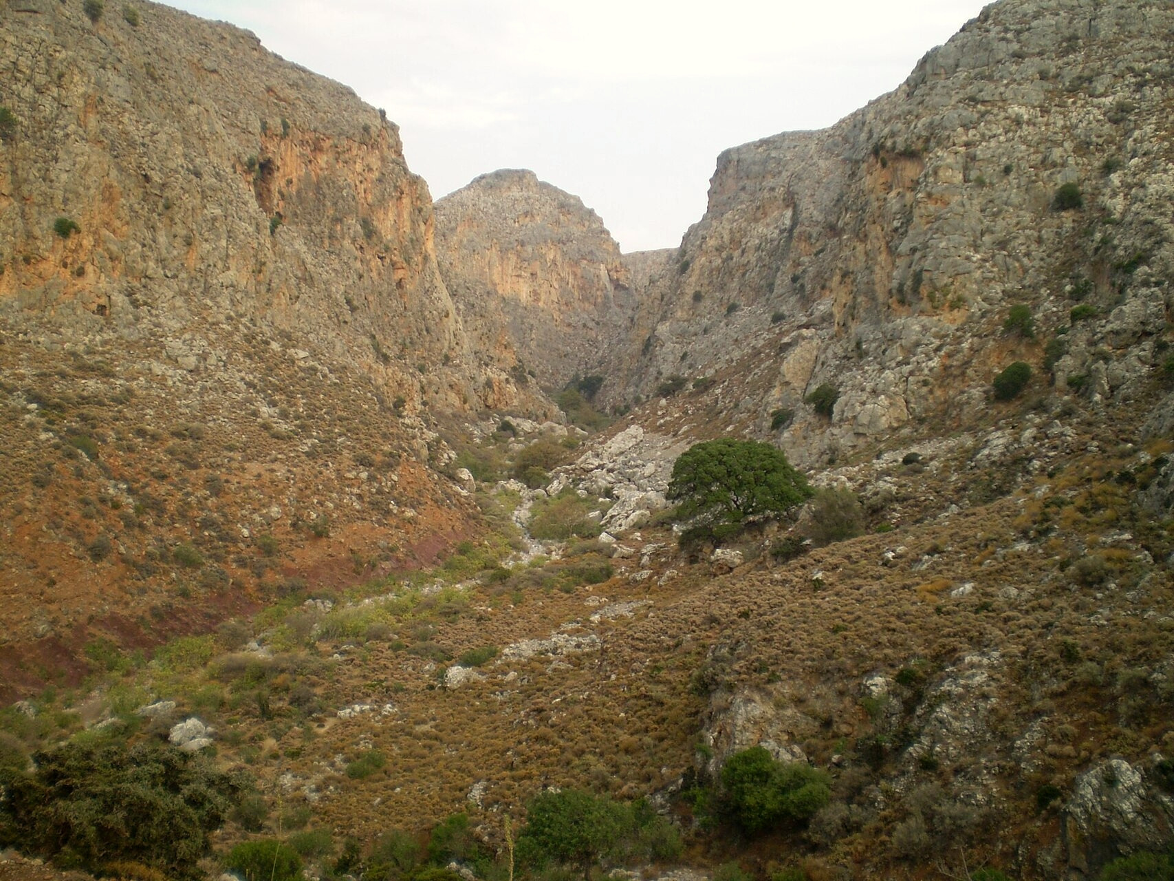 La Vallée des Morts, gorge de Zakros à l'est de la Crète - Grèce