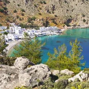 La Crète à pied avec un guide : mer, gorges et palais minoens