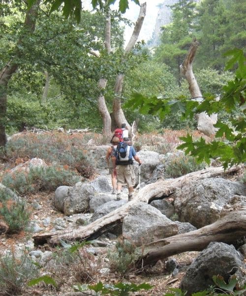 Randonnée dans les gorges d'Agia Irini © François Ribard