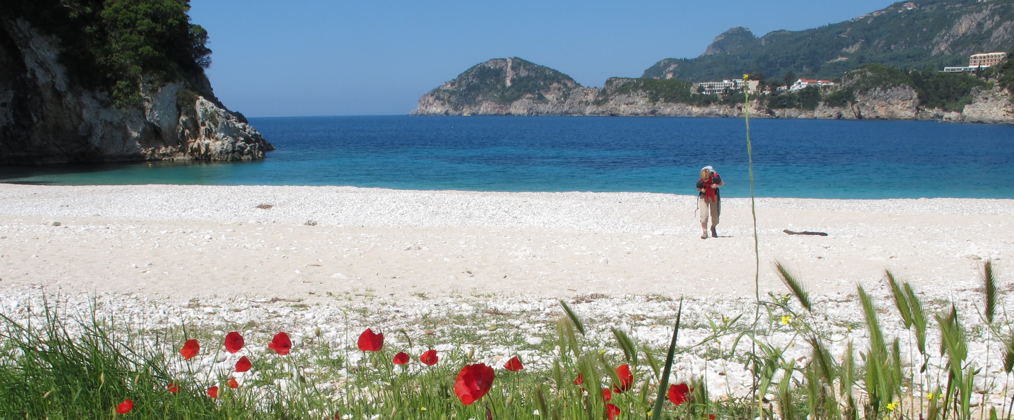 Liapades - plage de Rovinia © François Ribard