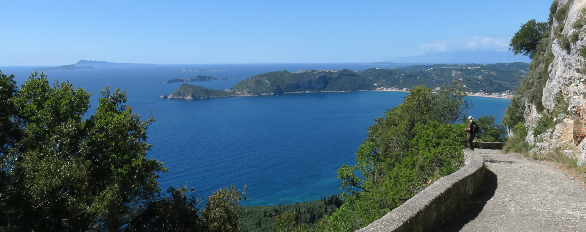 West coast of Corfu, from Krini to Ag. Georgios bay