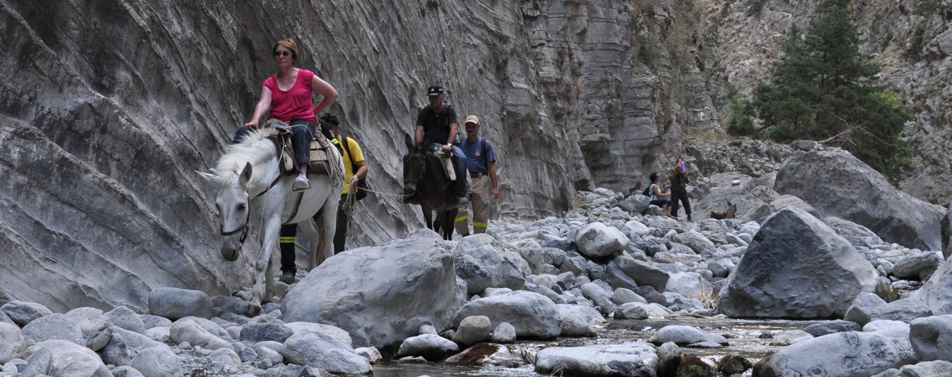 Randonnée dans les gorges de Samaria © Nicolas Pagiatis