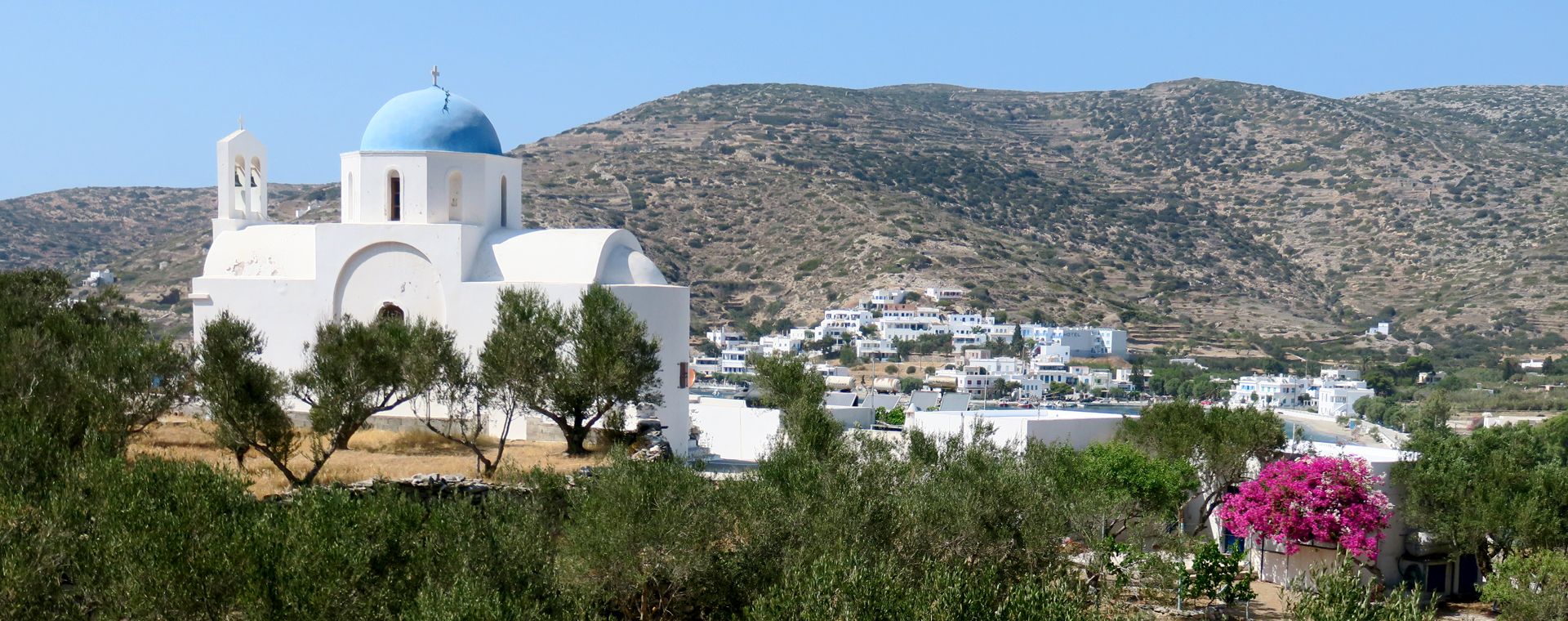 Église de Katapola sur l'île d'Amorgos