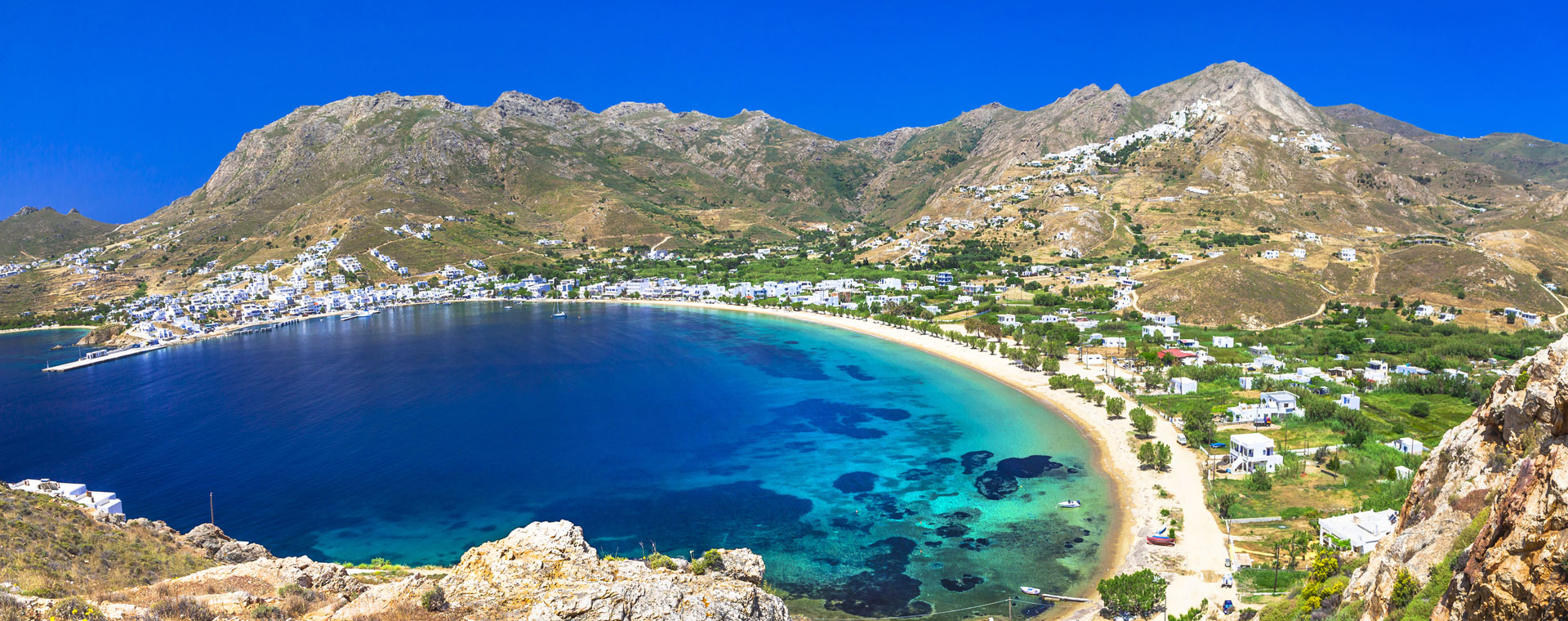 Île de Serifos dans les Cyclades en Grèce