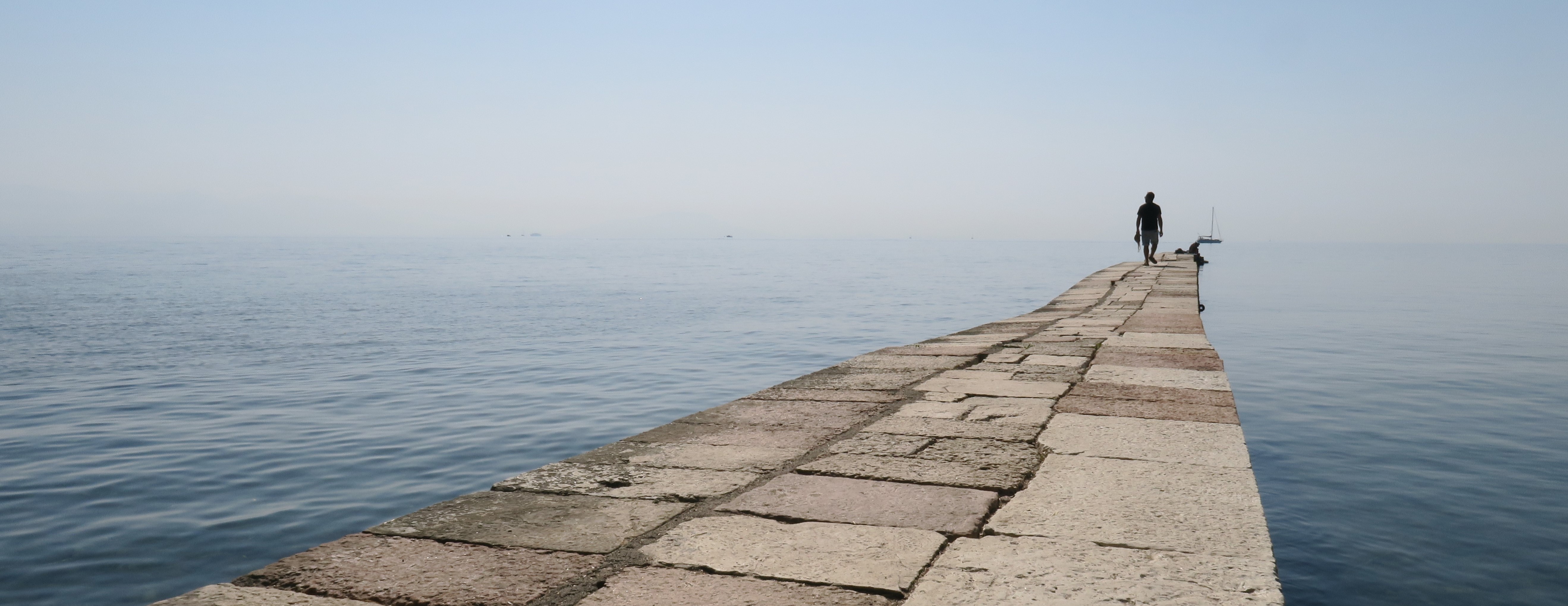 La jetée du parc Mon Repos à Corfou © François Ribard