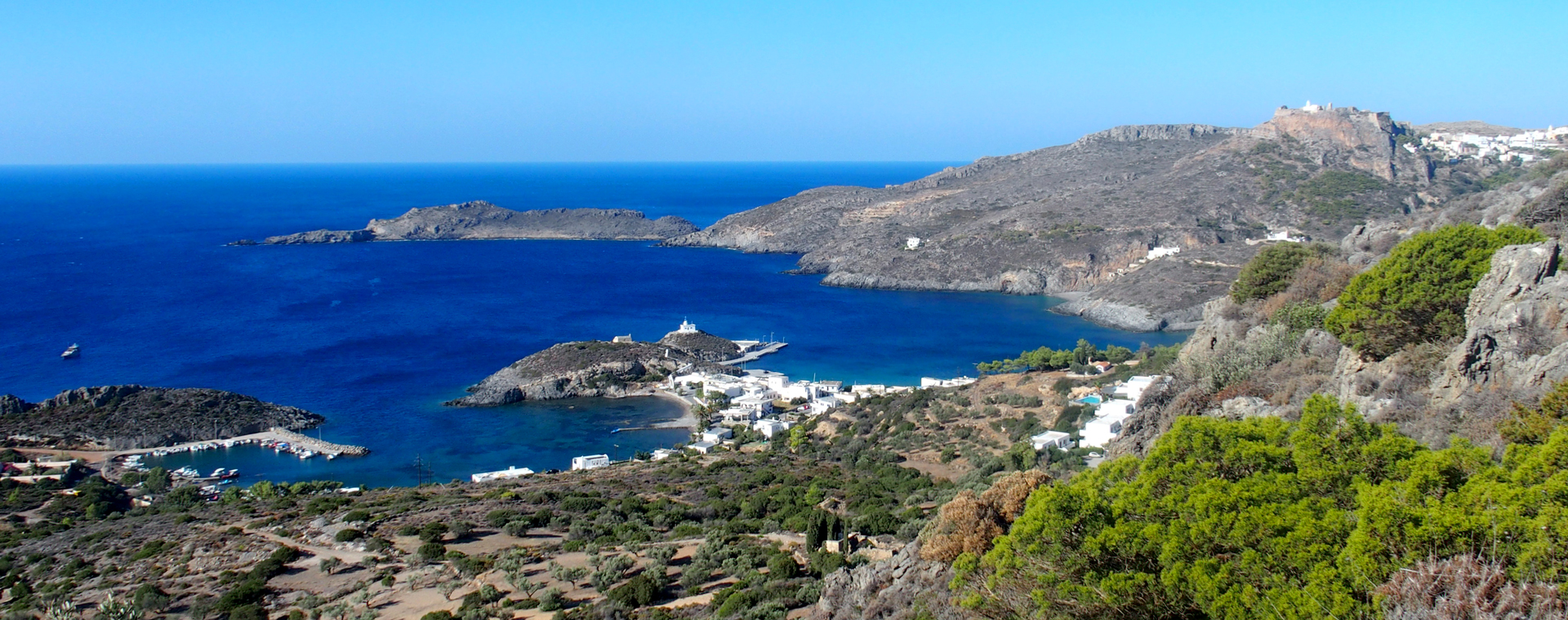Panorama sur l'île de Cythère