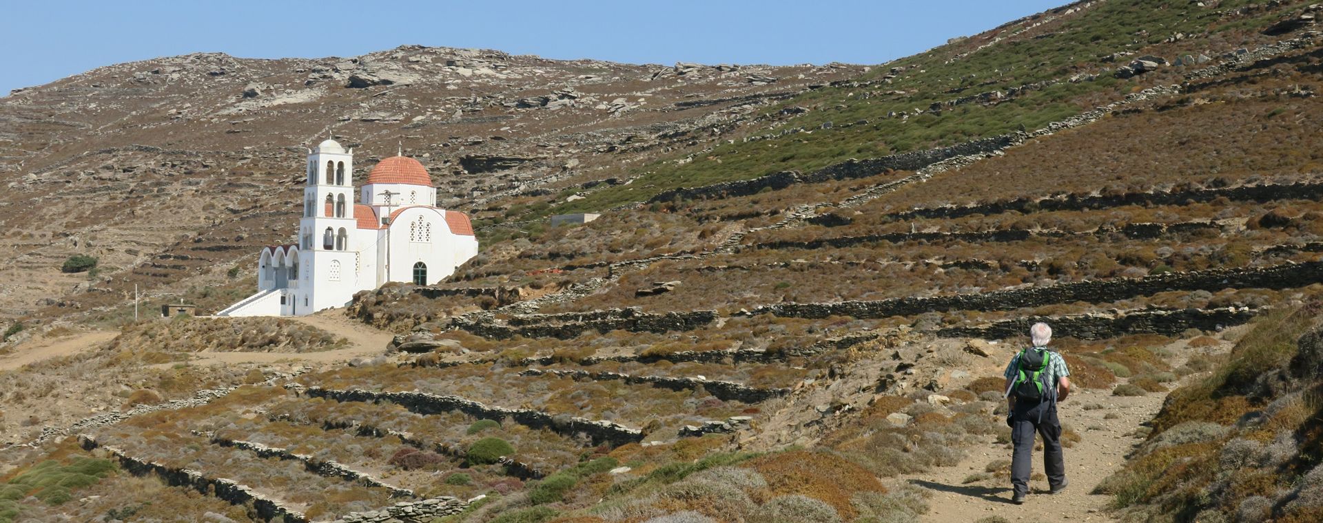 Randonnée sur l'île de Tinos