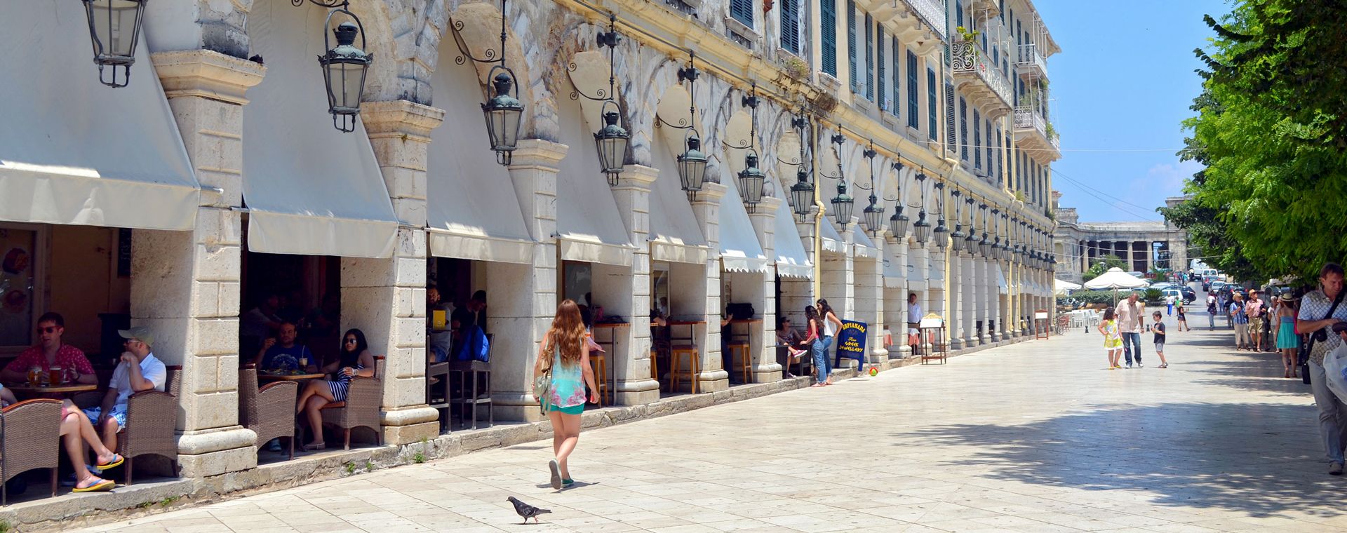 La ville de Corfou, Grèce